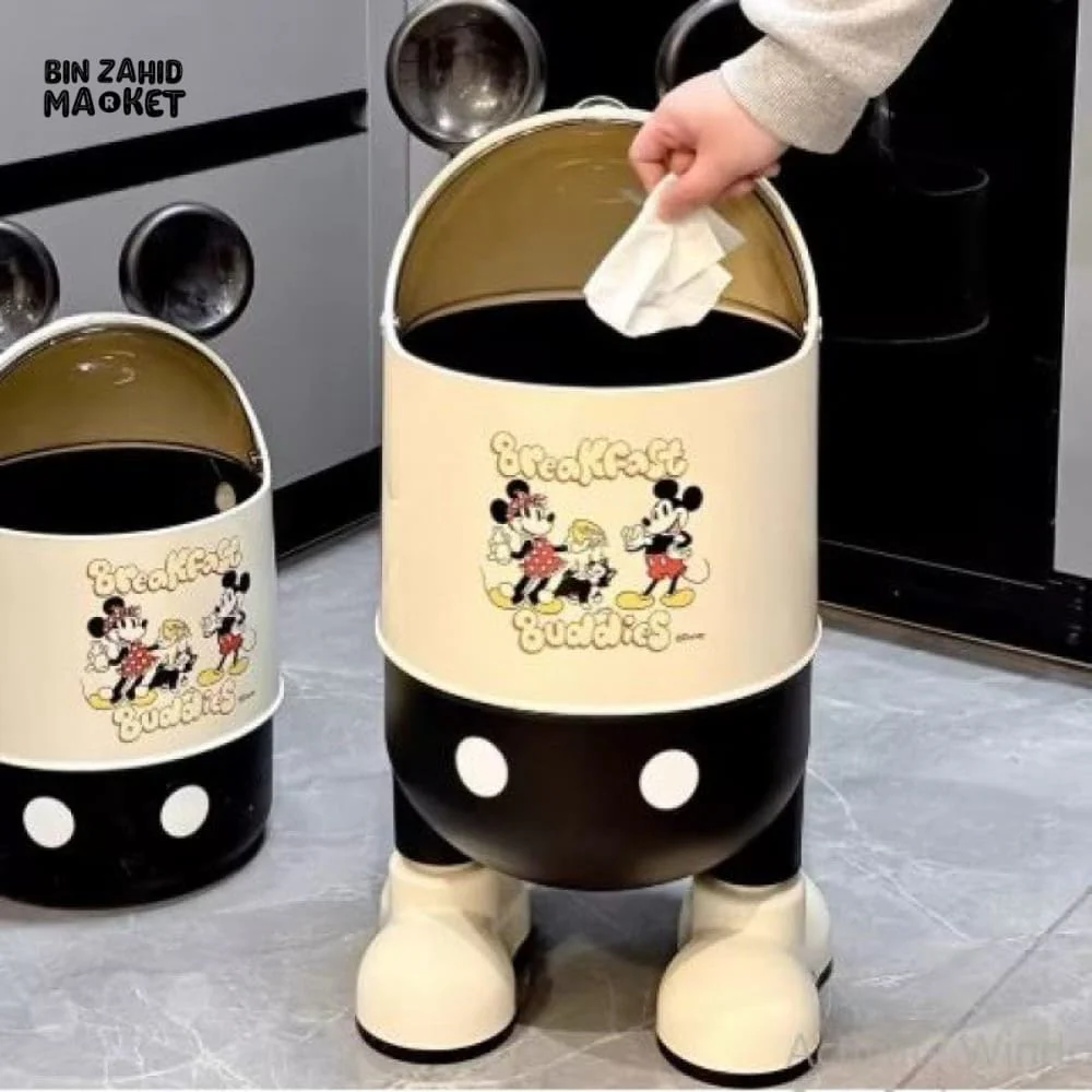 MICKEY PORTABLE BIN - WHITE