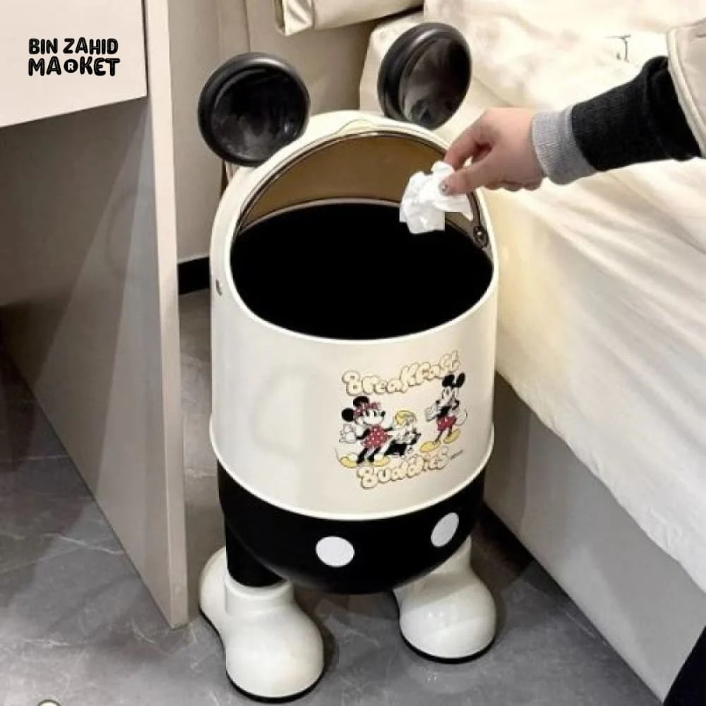 MICKEY PORTABLE BIN - WHITE - Image 2