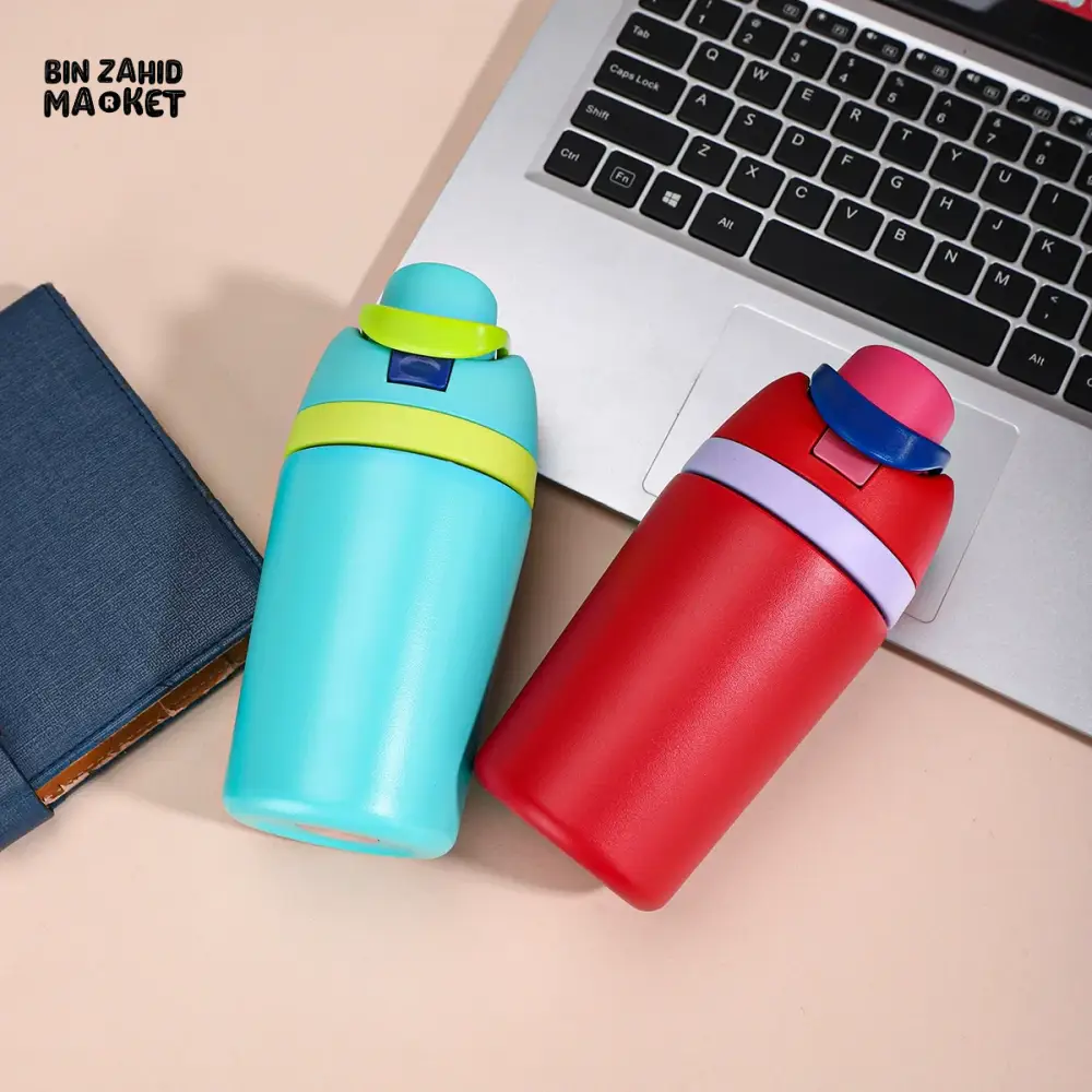 MINI 12OZ THERMAL WATER CUP – LEAK-RESISTANT STAINLESS STEEL SPORTS BOTTLE WITH STRAP - Image 5