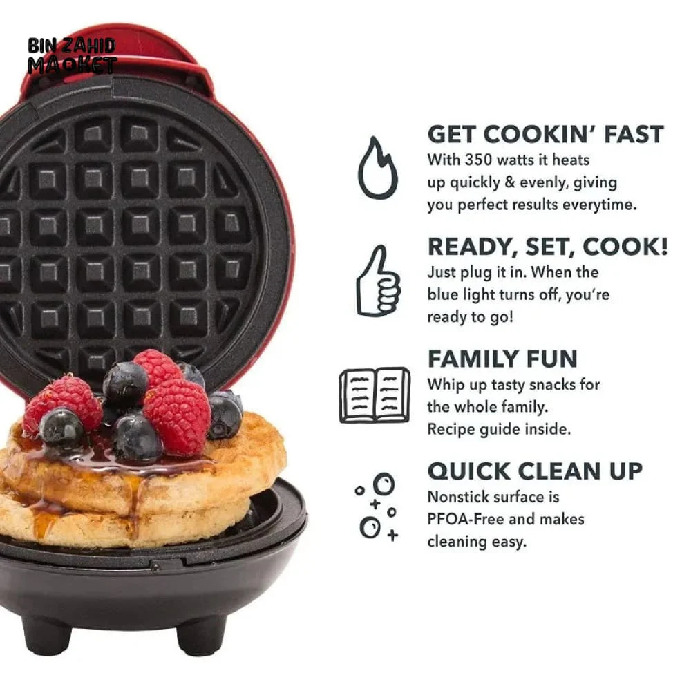 MINI ELECTRIC WAFFLE MAKER - Image 8