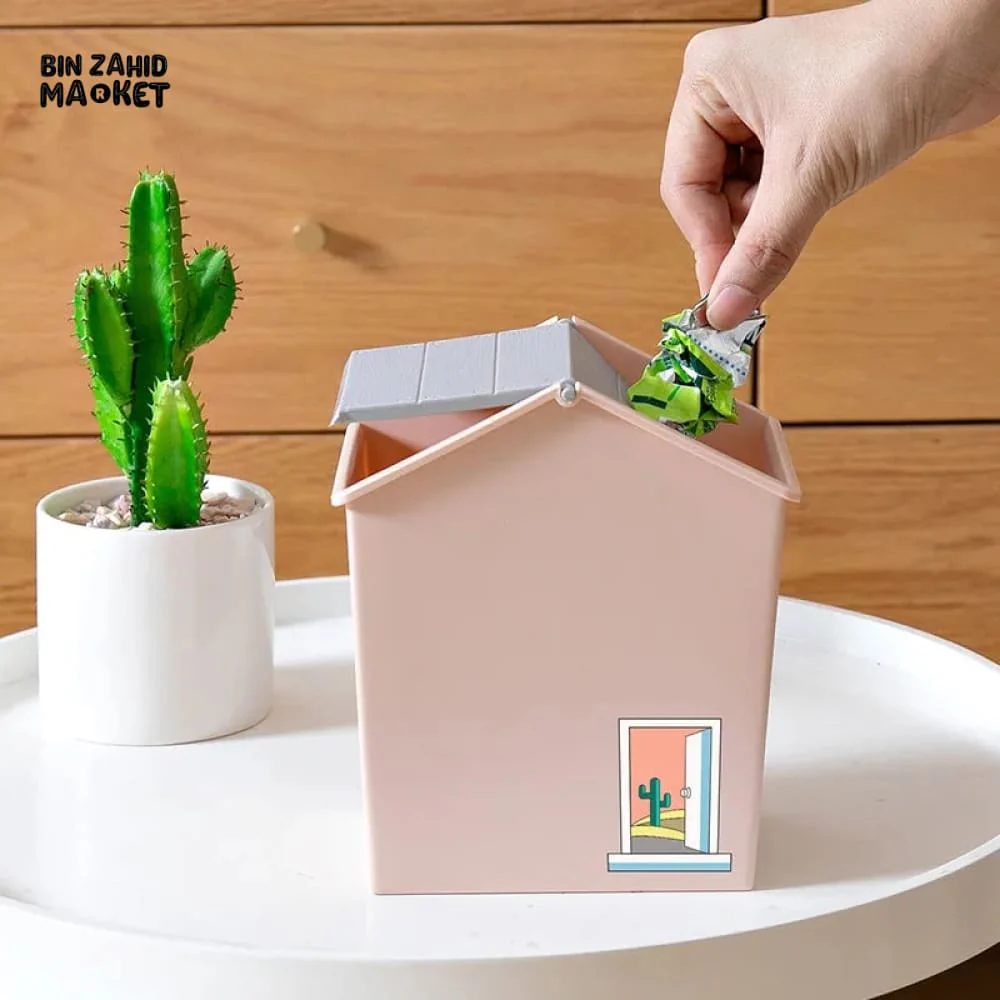 MINI HOME SHAPED DUST BIN - Image 4