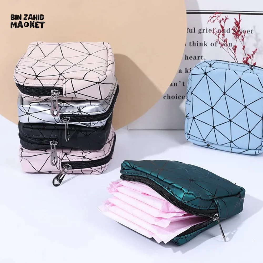 MINI LINES PRINT COSMETIC POUCH - Image 8