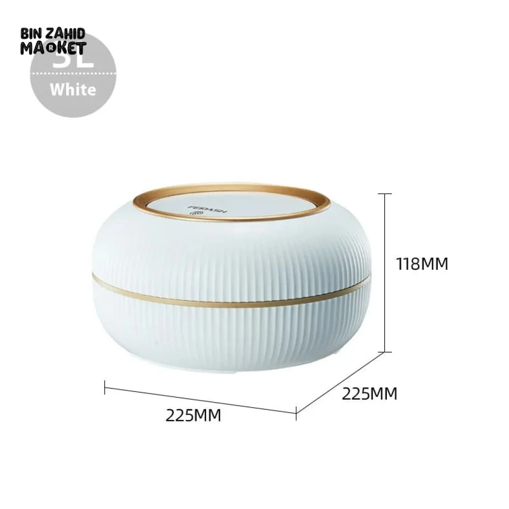 MINI PUSH‑OPEN DESKTOP WASTE BIN – COMPACT PAPER BASKET FOR OFFICE & HOME - Image 5