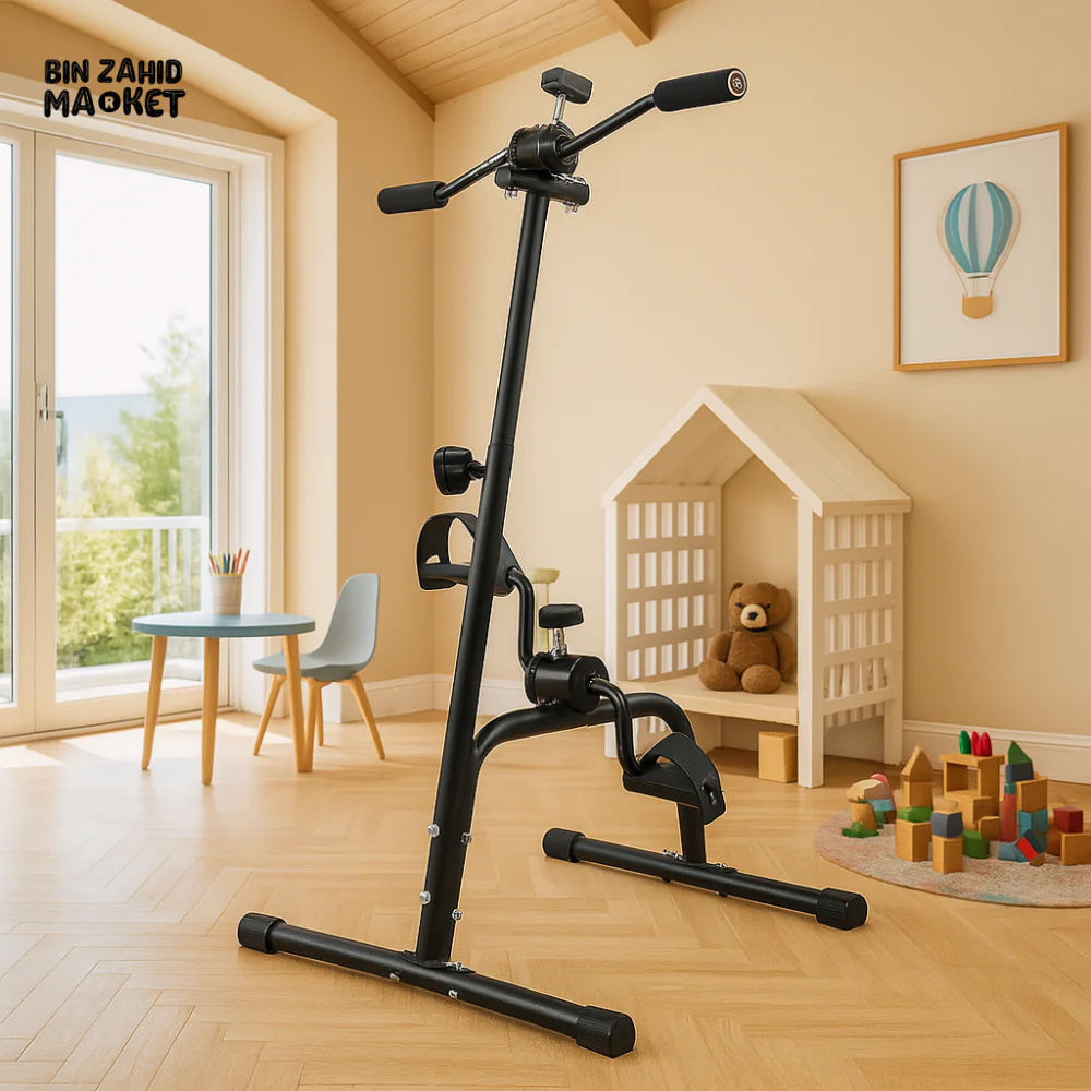PORTABLE MINI PEDAL EXERCISER BIKE – FULL BODY WORKOUT MACHINE FOR HOME & VILLA GYM USE - Image 2