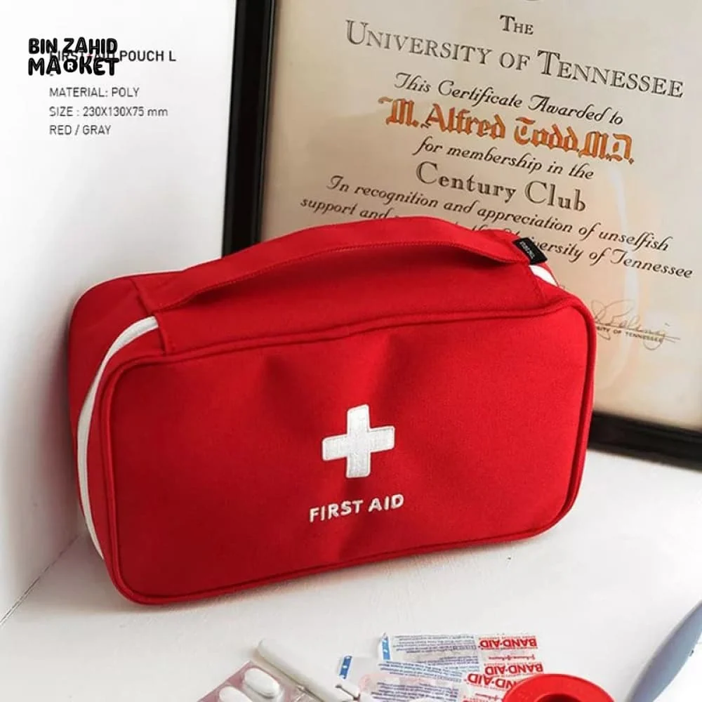 MINI TRAVEL MEDICINE FIRST AID POUCH - Image 2