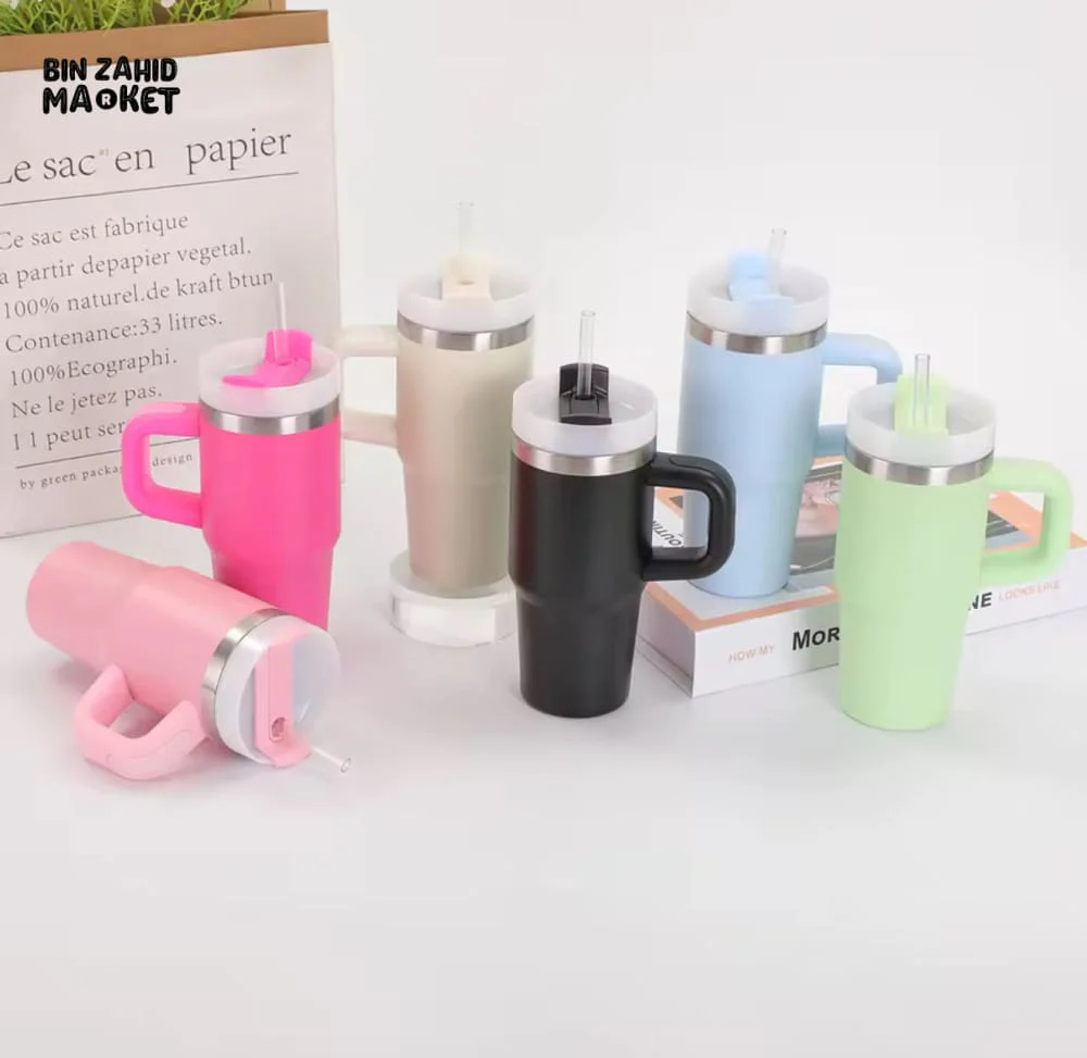 MINI TUMBLER 20OZ 420ML COMPACT & PORTABLE DRINKWARE - LIGHT PINK - Image 2
