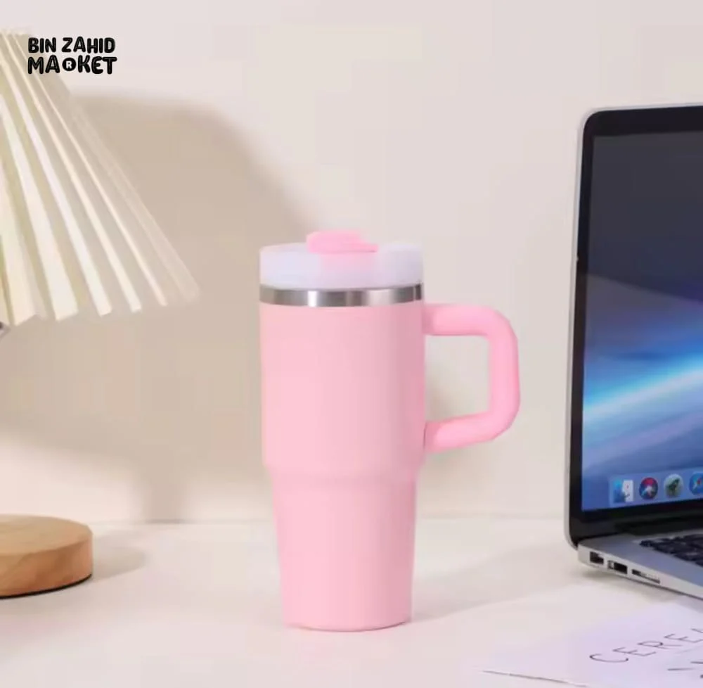 MINI TUMBLER 20OZ 420ML COMPACT & PORTABLE DRINKWARE - DARK PINK - Image 4