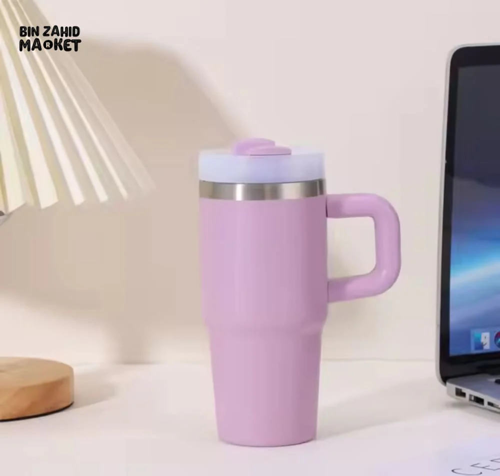 MINI TUMBLER 20OZ 420ML COMPACT & PORTABLE DRINKWARE - DARK PINK - Image 6