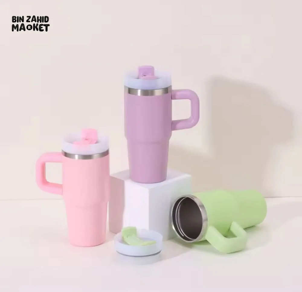 MINI TUMBLER 20OZ 420ML COMPACT & PORTABLE DRINKWARE - DARK PINK - Image 8