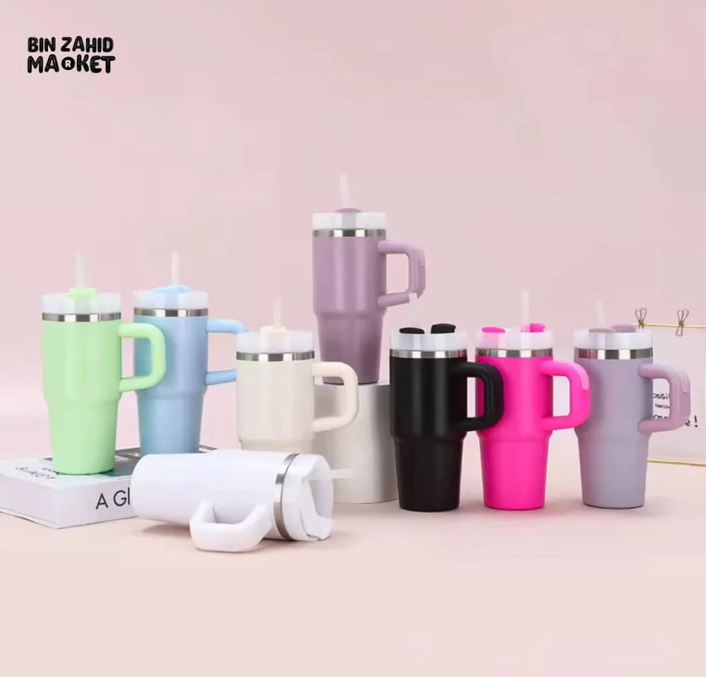 MINI TUMBLER 20OZ 420ML COMPACT & PORTABLE DRINKWARE - DARK PINK - Image 9