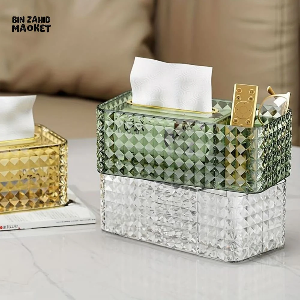 MODERN ACRYLIC DESKTOP TISSUE BOX - Image 3