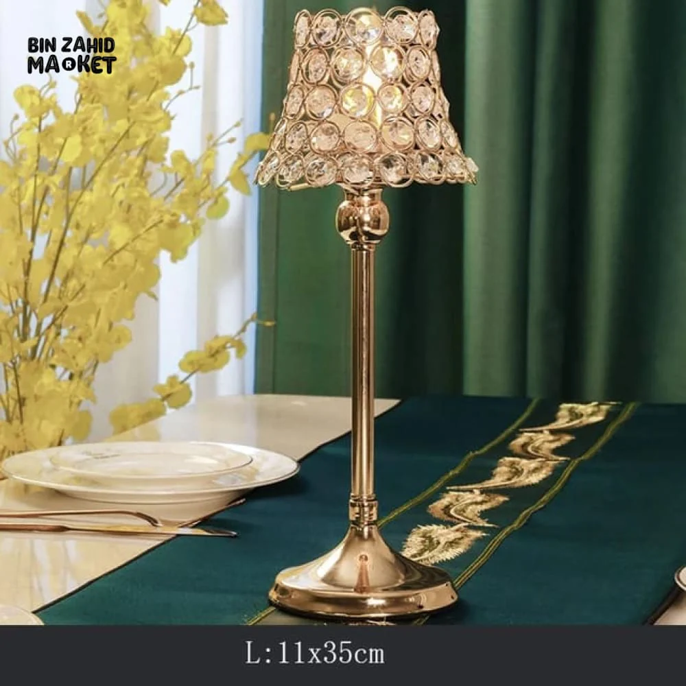 MODERN CRYSTAL LAMP CANDLE STAND - Image 6
