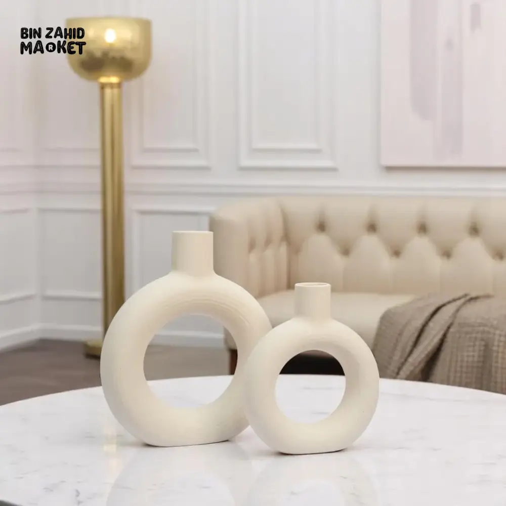MODERN LUXURY CERAMIC VASE SET – MINIMALIST HOME DÉCOR - Image 2