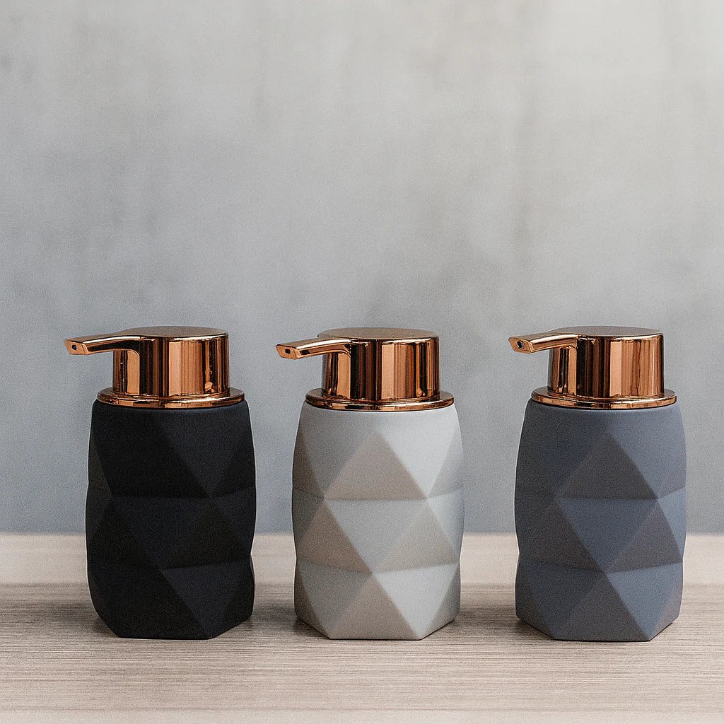 MODERN LUXURY SOAP DISPENSER – REFILLABLE PUMP BOTTLE FOR BATHROOM