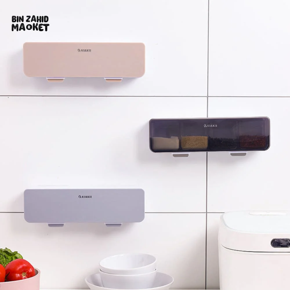 MODERN WALL SPICE SHELF – CONDIMENT BOX STORAGE TOOL - Image 5