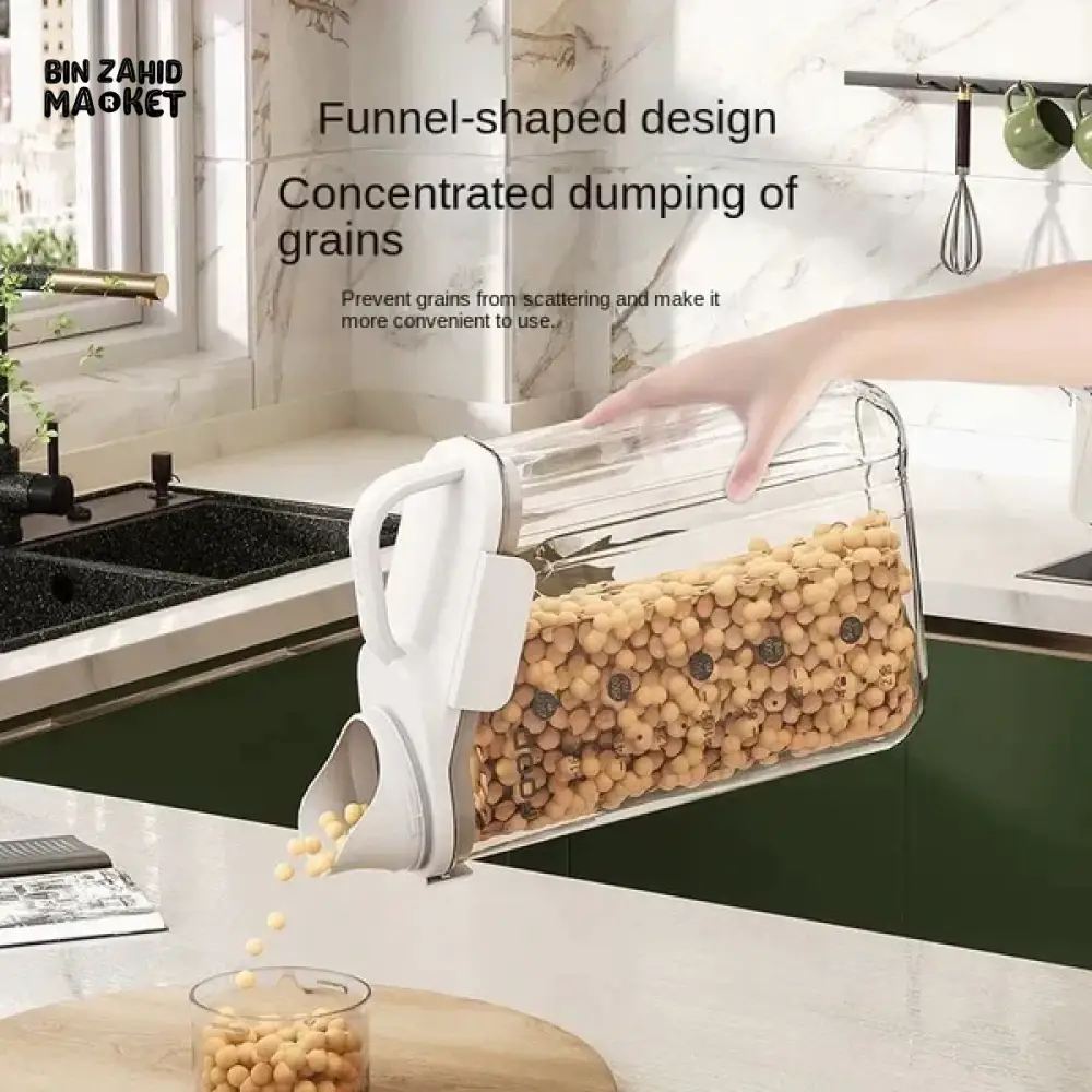 MOISTURE-PROOF CEREAL DISPENSER FOOD JAR - Image 5