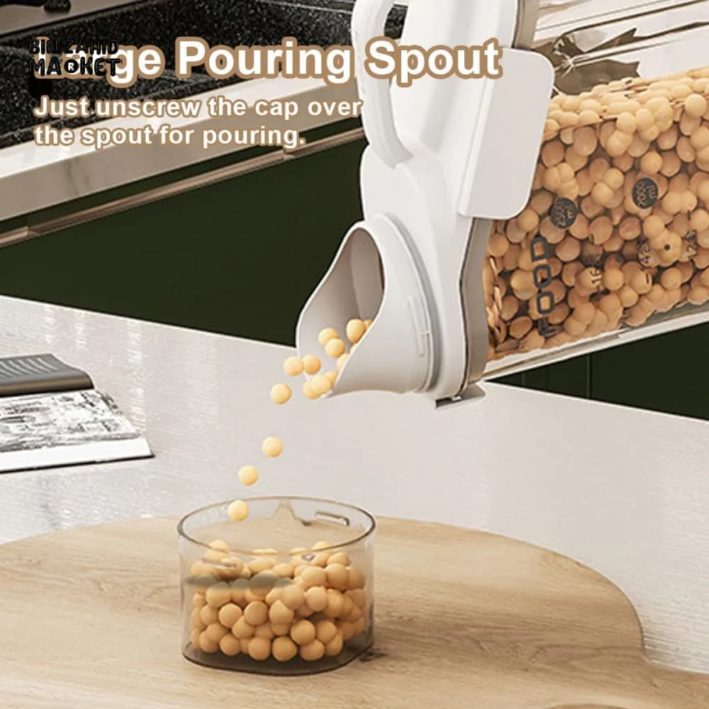 MOISTURE-PROOF CEREAL DISPENSER FOOD JAR - Image 6
