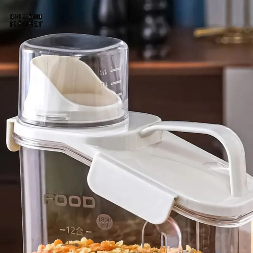 MOISTURE-PROOF CEREAL DISPENSER FOOD JAR - Image 7