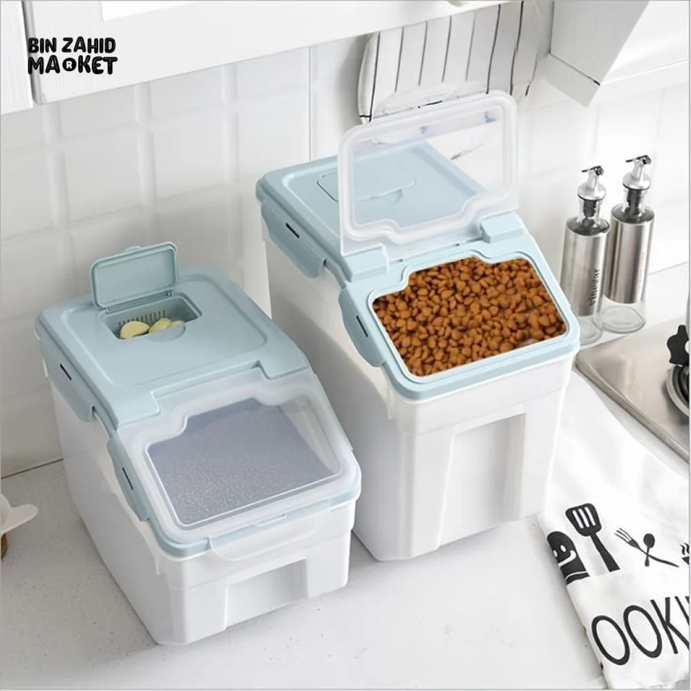 MOISTURE PROOF RICE & FLOUR STORAGE BOX - Image 6