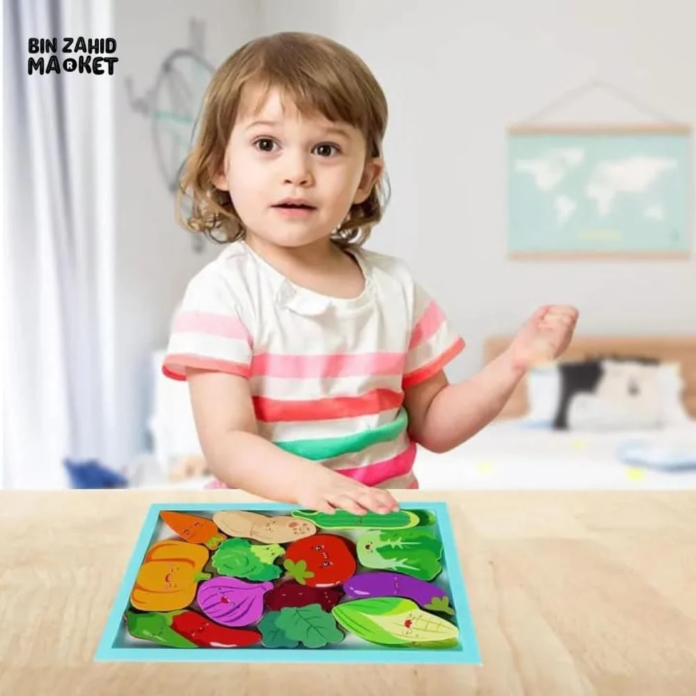 MONTESSORI 3D WOODEN ANIMAL PUZZLE TOY – EARLY EDUCATION TODDLER BLOCK SET - Image 7