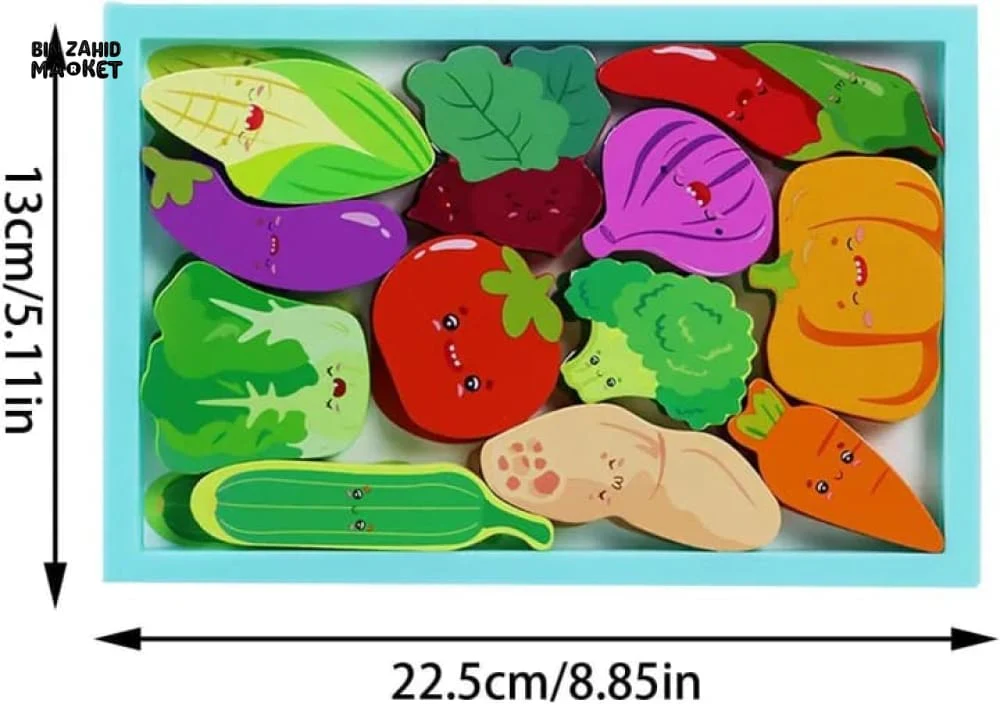MONTESSORI 3D WOODEN ANIMAL PUZZLE TOY – EARLY EDUCATION TODDLER BLOCK SET - Image 8
