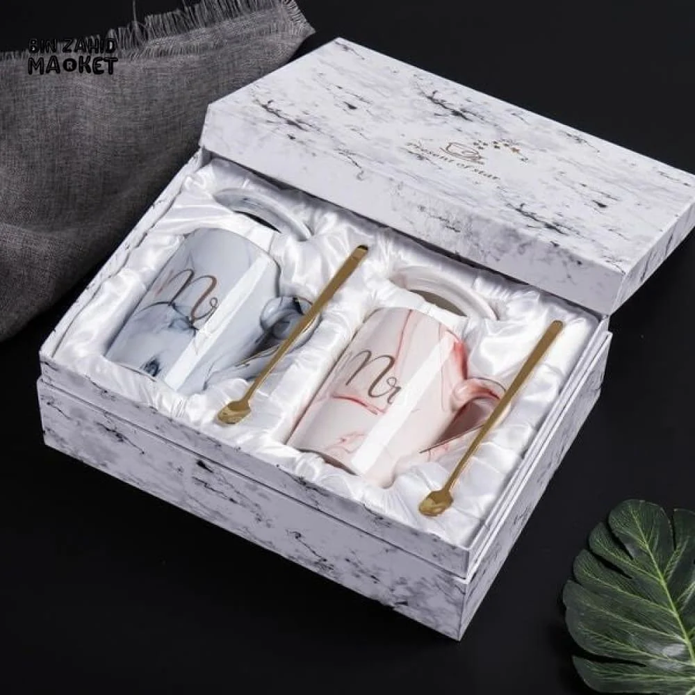 MR & MRS MUG SET GIFT BOX - Image 5