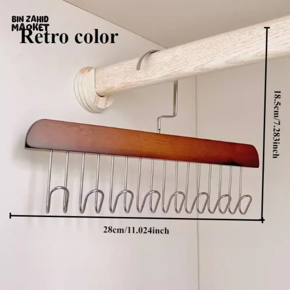 MULTI-FUNCTIONAL STORAGE HANGER DURABLE WARDROBE ORGANIZER FOR WOMEN’S BRA SLING BEANIE & MEN’S TIE BELT - Image 6