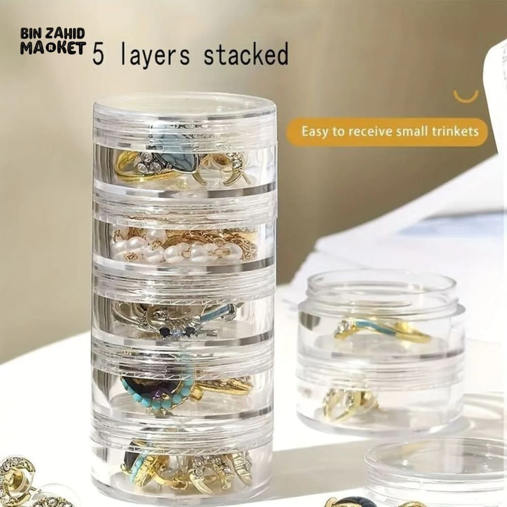 PACK OF 3 MULTI LAYER JEWELRY ORGANIZER BOX - Image 8
