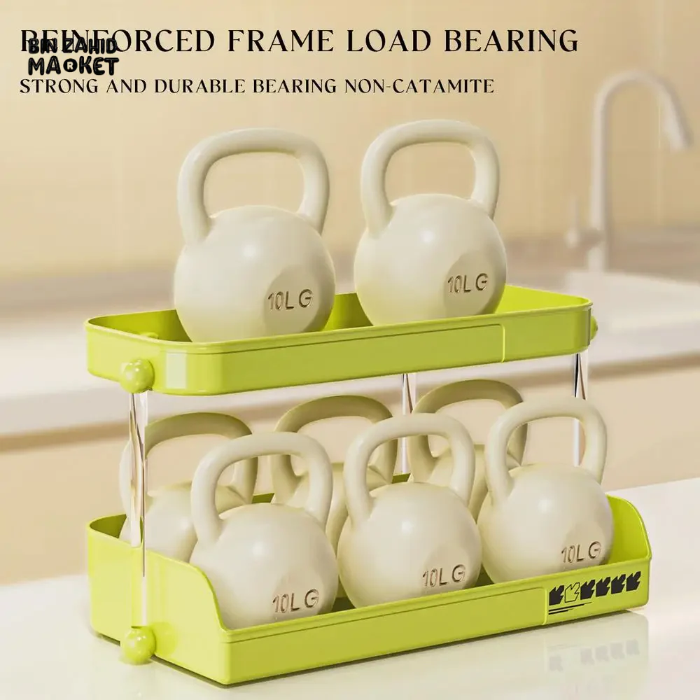 MULTI-LAYER TEA & MUG STORAGE RACK COUNTERTOP ORGANIZER & SPACE-SAVING TEA BAG HOLDER FOR KITCHEN OFFICE & COFFEE BAR - Image 6