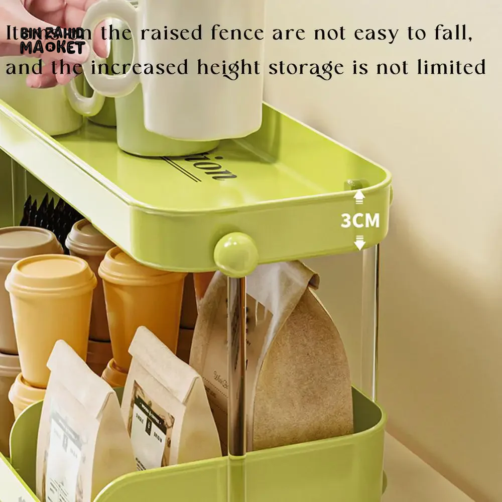 MULTI-LAYER TEA & MUG STORAGE RACK COUNTERTOP ORGANIZER & SPACE-SAVING TEA BAG HOLDER FOR KITCHEN OFFICE & COFFEE BAR - Image 7