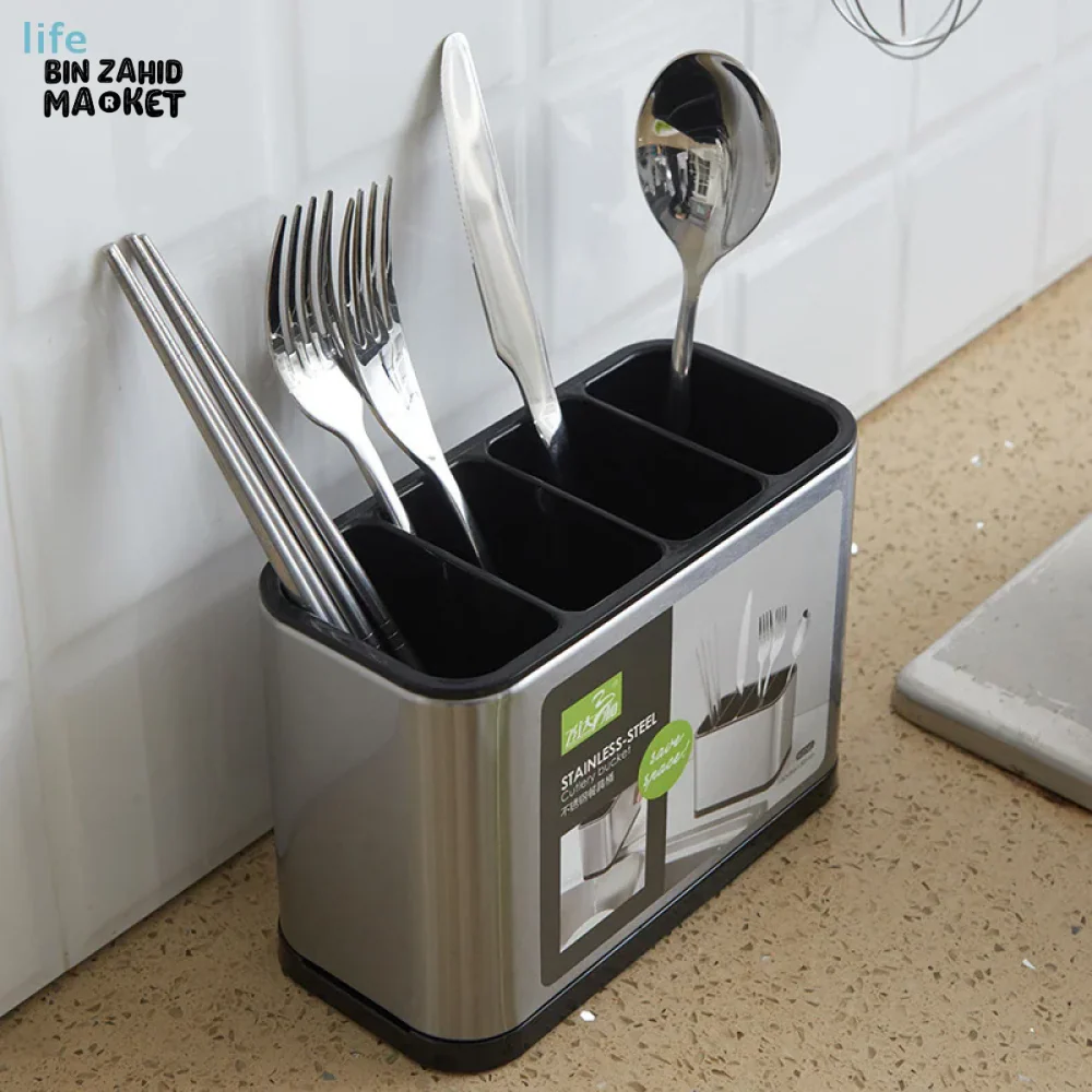 MULTI-PURPOSE UTENSIL ORGANIZER RACK FOR SPOONS FORKS & KNIVES - Image 5
