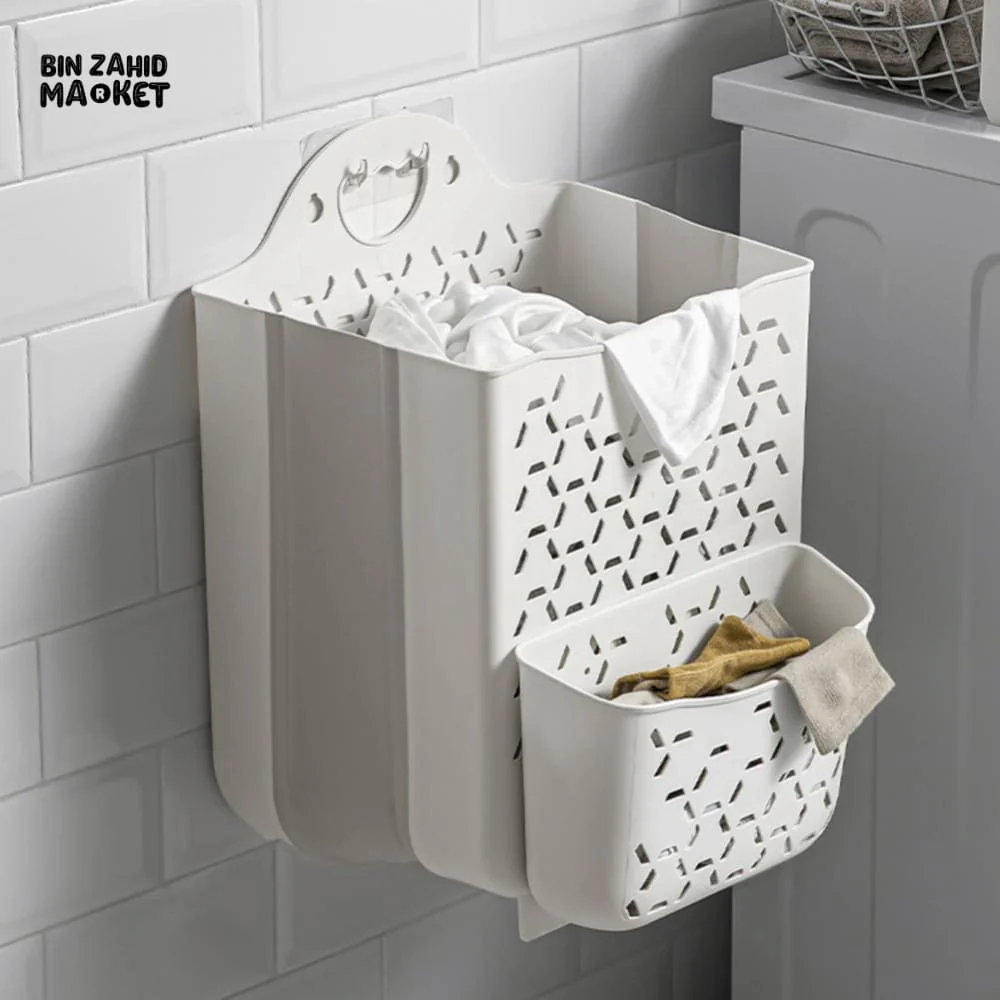 MULTI-PURPOSE WALL BASKET – LAUNDRY HOLDER & BATHROOM ORGANIZER - Image 18