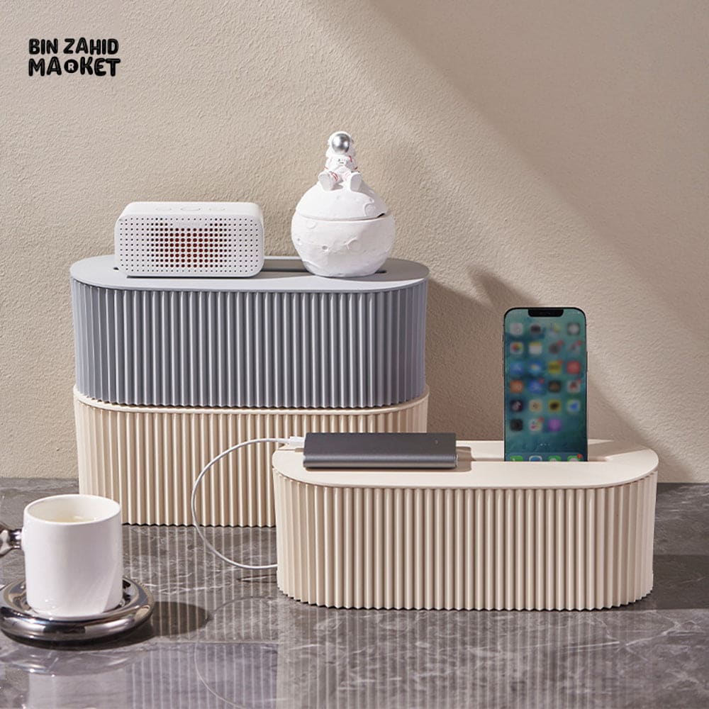 MULTIFUNCTION CABLE MANAGEMENT STORAGE BOX – SOCKET BOARD & WIRE ORGANIZER - Image 2