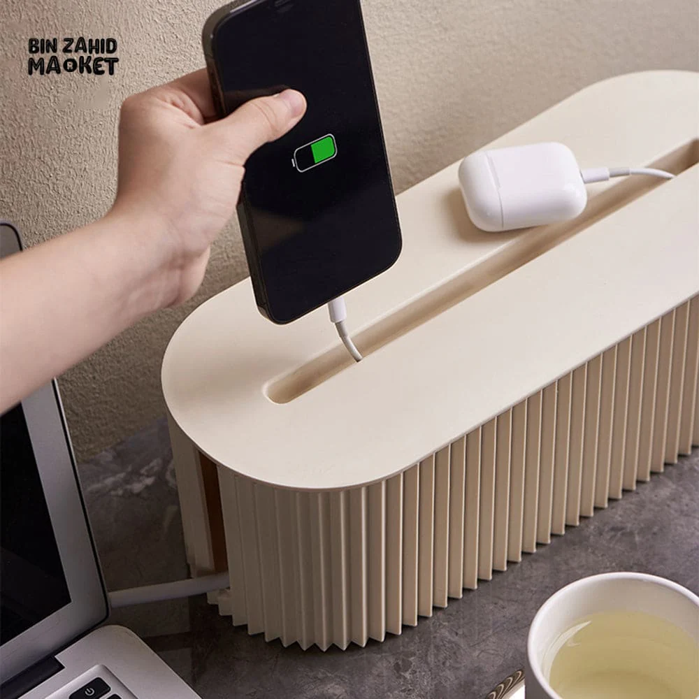 MULTIFUNCTION CABLE MANAGEMENT STORAGE BOX – SOCKET BOARD & WIRE ORGANIZER - Image 4