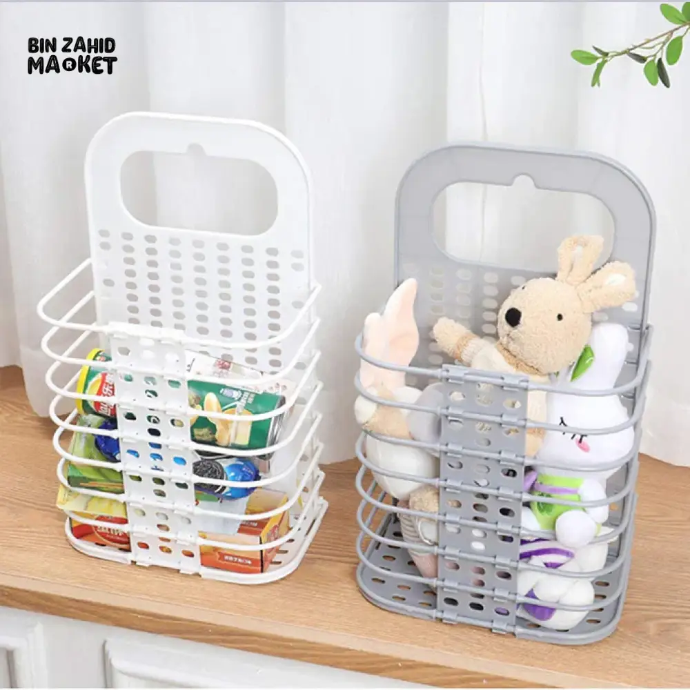 MULTIPURPOSE WALL-MOUNTED FOLDABLE LAUNDRY BASKET – SPACE-SAVING STORAGE BIN FOR CLOTHES, TOYS & BATHROOM ORGANIZATION - Image 2