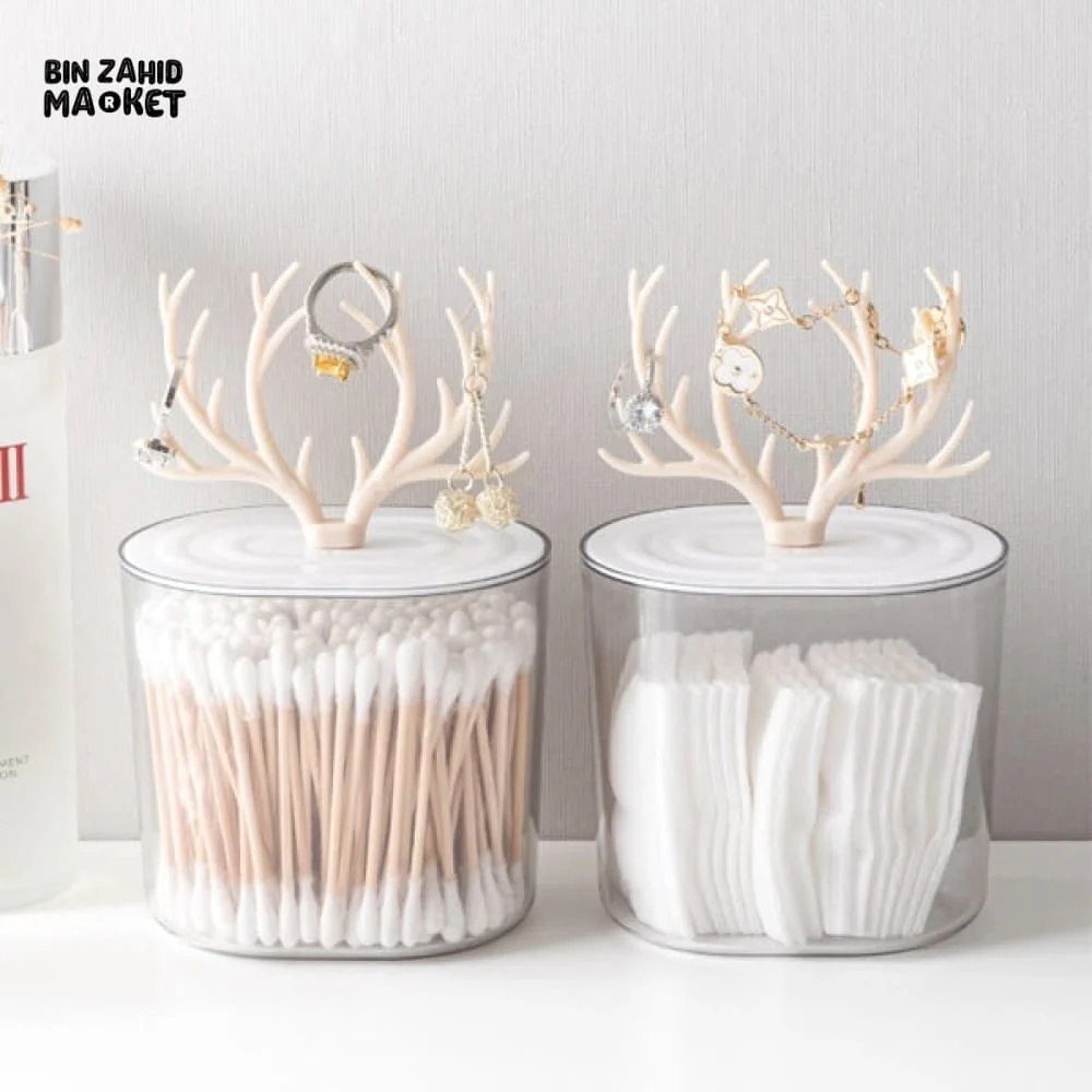 MULTIFUNCTIONAL SWAB BOX & JEWELRY STORAGE – ACRYLIC DESIGN - Image 2