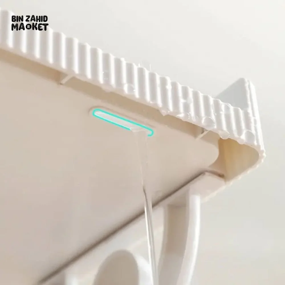 MULTIPURPOSE 2 LAYERS WALL STORAGE SHELF - Image 3