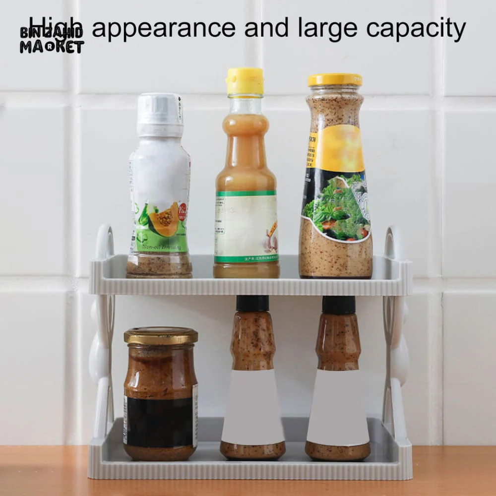 MULTIPURPOSE 2 LAYERS WALL STORAGE SHELF - Image 8