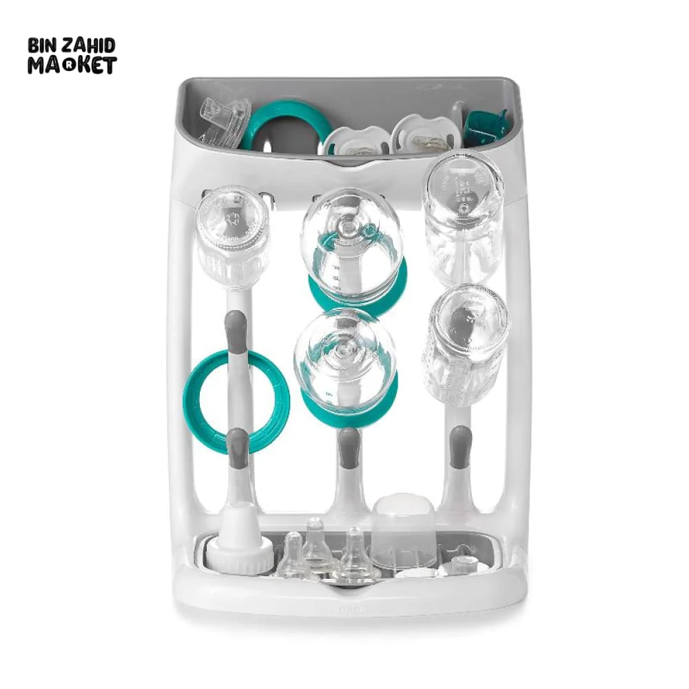 MULTIPURPOSE BABY BOTTLE & CUP DRYING RACK – HANGING DRYING STAND SPACE SAVING ORGANIZER - Image 2