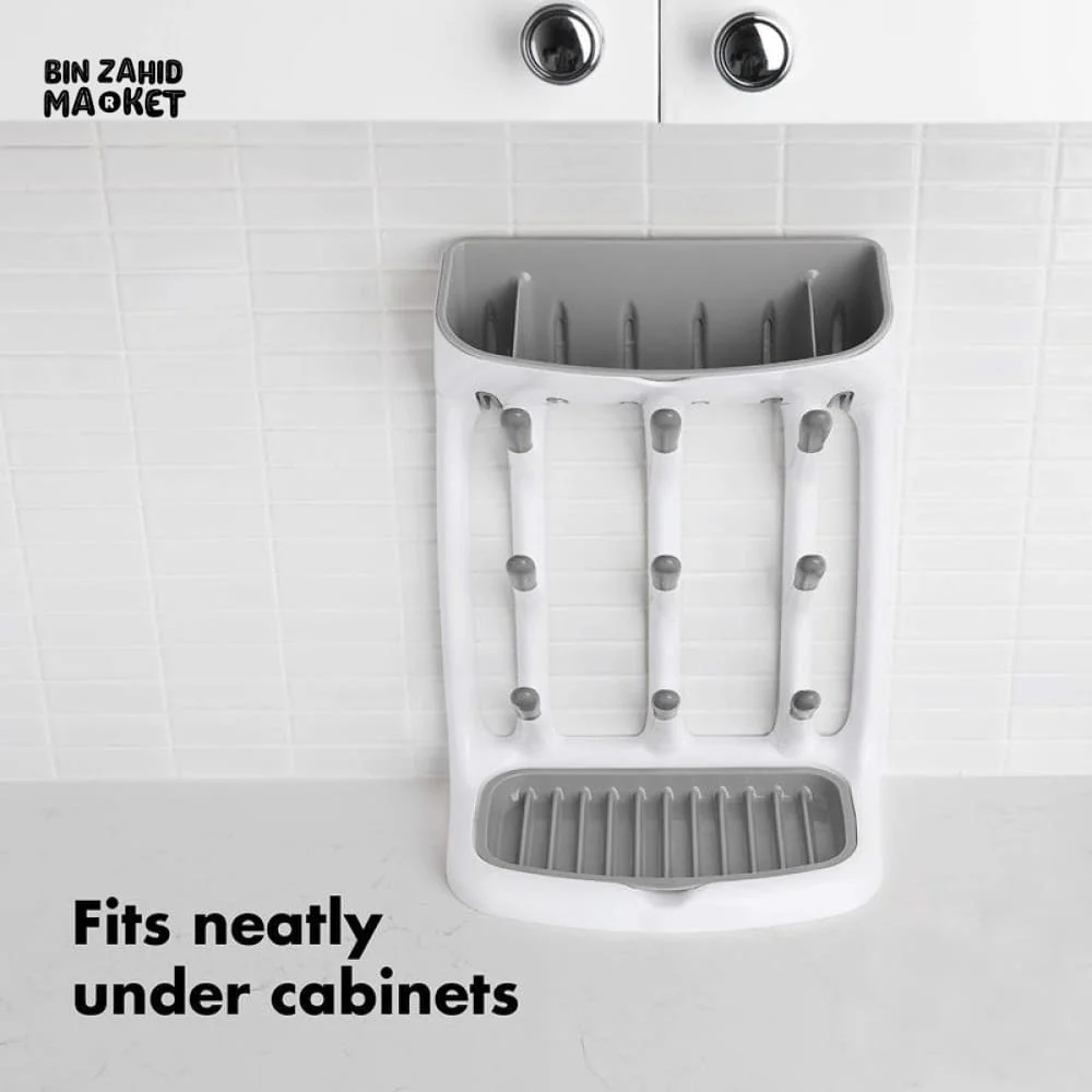 MULTIPURPOSE BABY BOTTLE & CUP DRYING RACK – HANGING DRYING STAND SPACE SAVING ORGANIZER - Image 4
