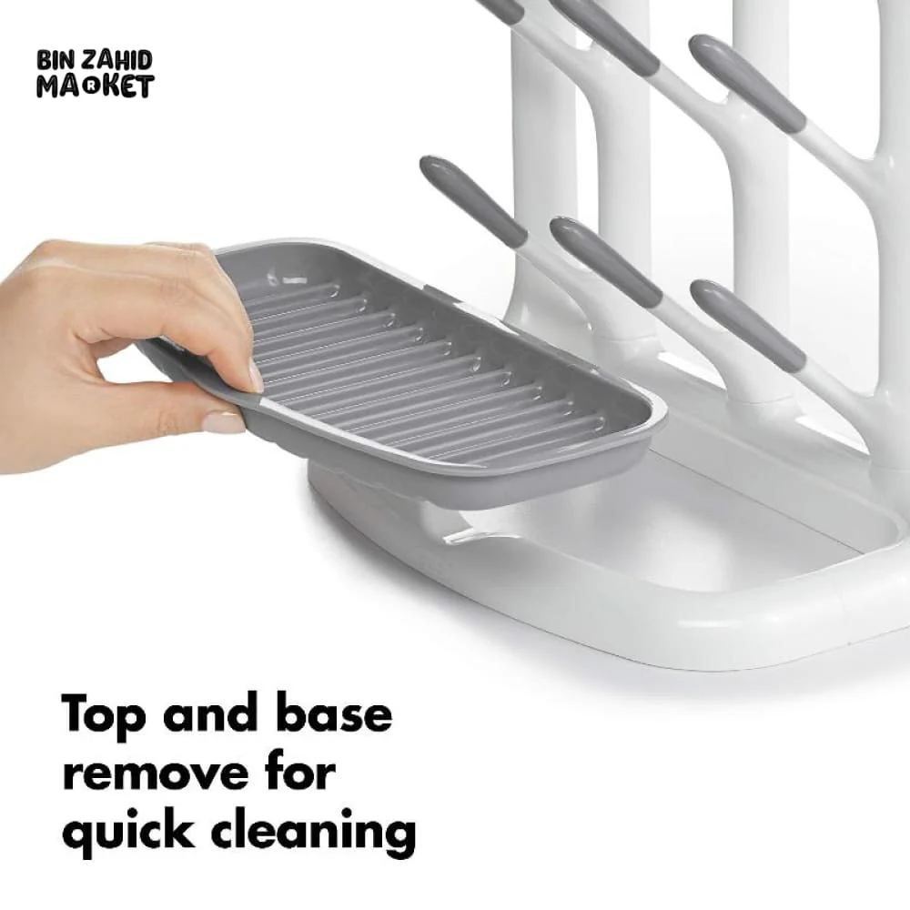 MULTIPURPOSE BABY BOTTLE & CUP DRYING RACK – HANGING DRYING STAND SPACE SAVING ORGANIZER - Image 5