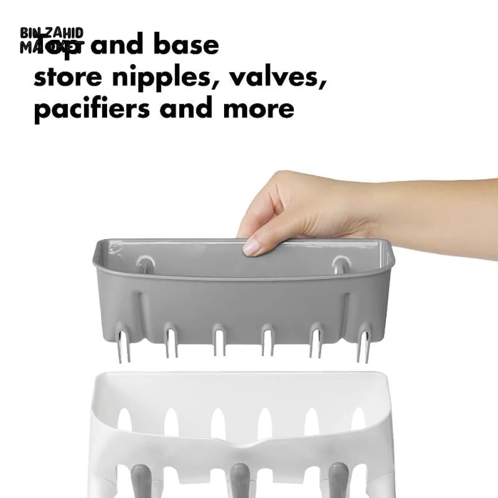 MULTIPURPOSE BABY BOTTLE & CUP DRYING RACK – HANGING DRYING STAND SPACE SAVING ORGANIZER - Image 7