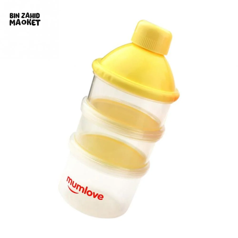 MUMLOVE BABY MILK POWDER DISPENSER 3-LAYER STACKABLE FORMULA CONTAINER - Image 3