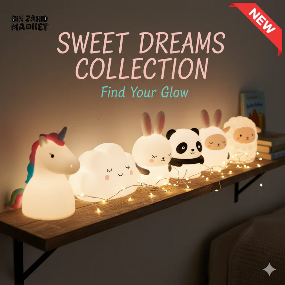 MYSTERY BOX SILICONE LED NIGHT LIGHT USB RECHARGEABLE TOUCH CONTROL - Image 5