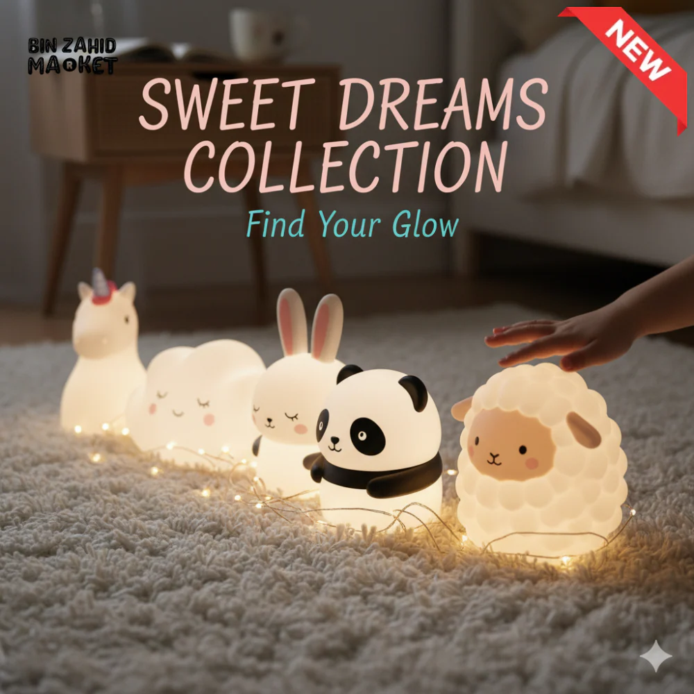 MYSTERY BOX SILICONE LED NIGHT LIGHT USB RECHARGEABLE TOUCH CONTROL - Image 6