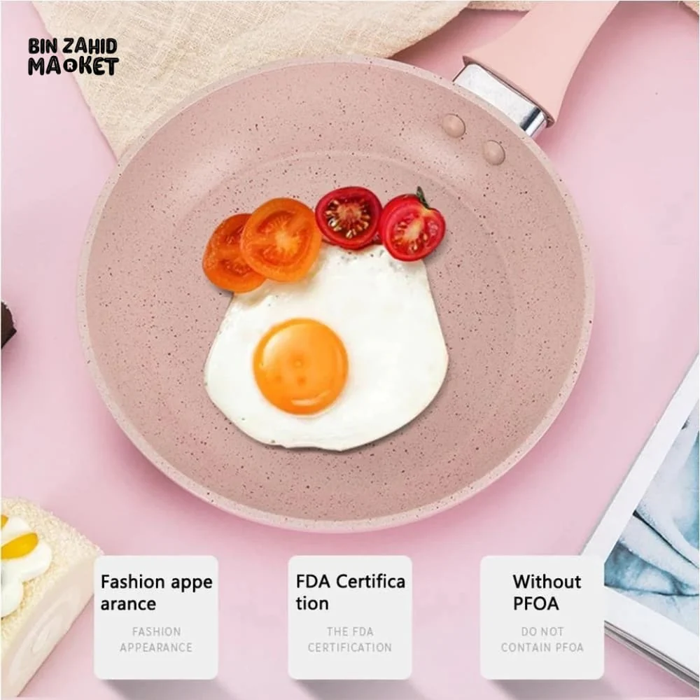 NON STICK MARBLE COATING FRYING PAN - Image 4