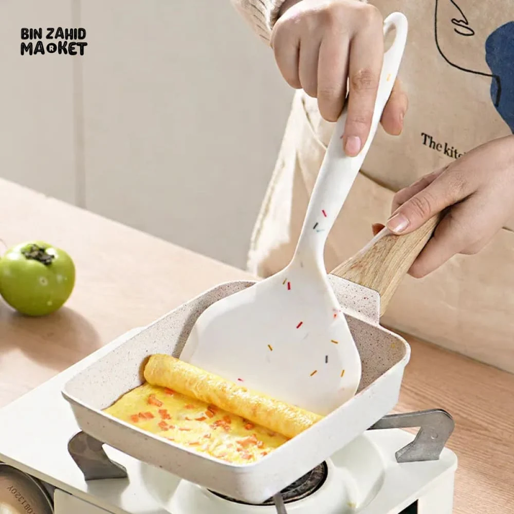 NON STICK MARBLE COATING RECTANGLE FRYING PAN - Image 2