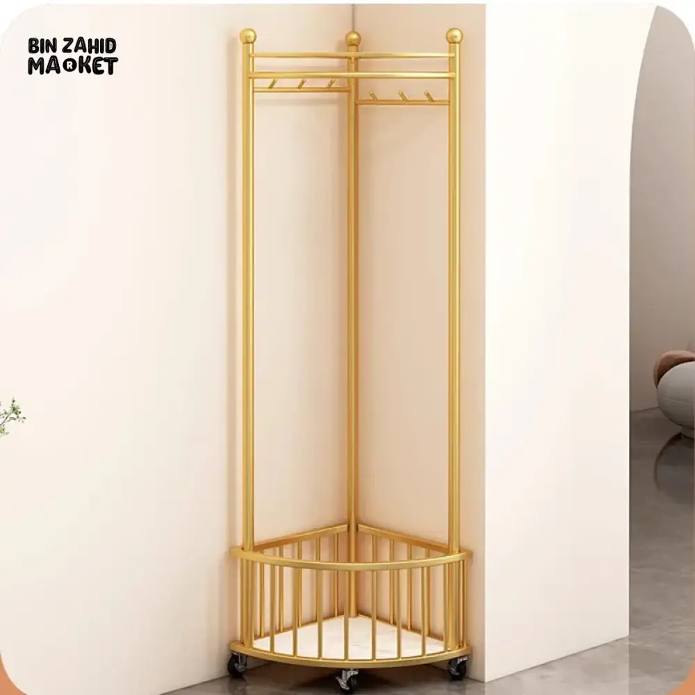 NORDIC MINIMALIST CLOTHING RACK – FLOOR STAND WARDROBE RAIL FOR HOME & GARDEN - Image 5