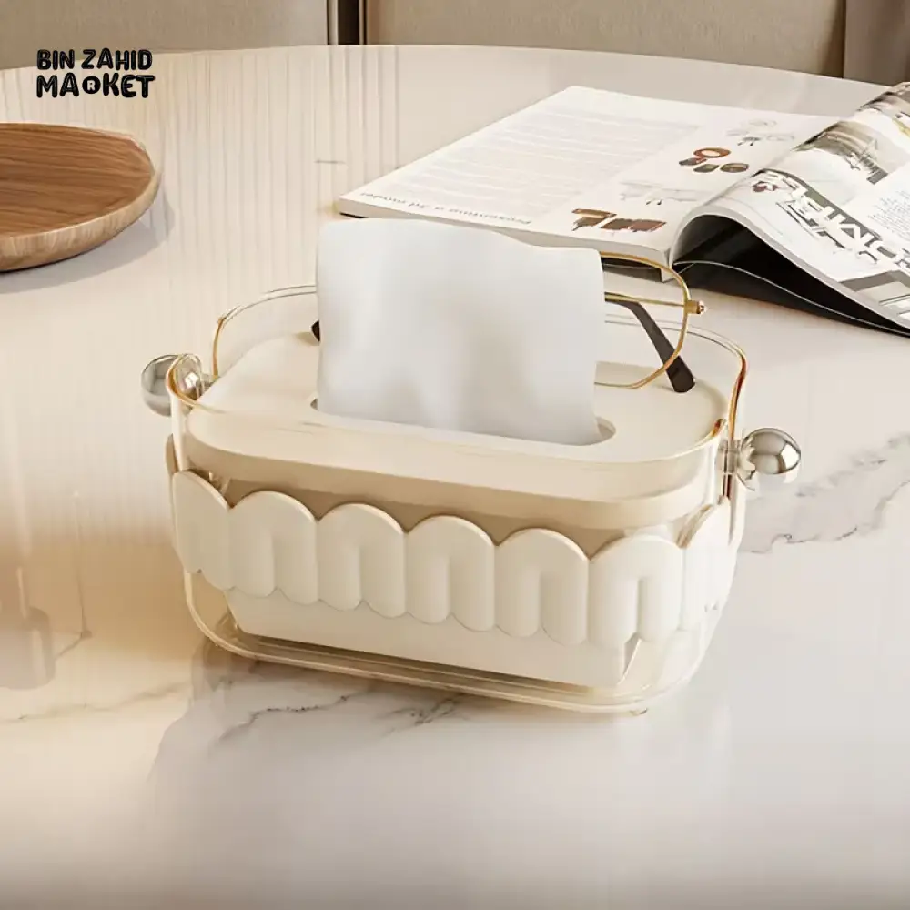 NORDIC STYLE CUTE TISSUE BOX FOR LIVING ROOM DINING TABLE & COUNTERTOP - Image 2