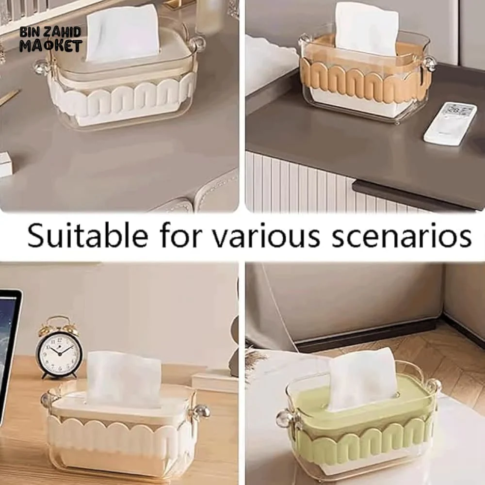 NORDIC STYLE CUTE TISSUE BOX FOR LIVING ROOM DINING TABLE & COUNTERTOP - Image 9